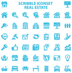 Scribble Iconset Real Estate