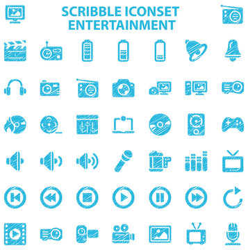 Scribble Iconset Entertainment