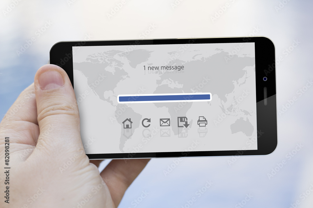 Poster using a mail app