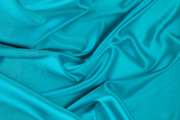Fototapeta premium Blue silk drapery