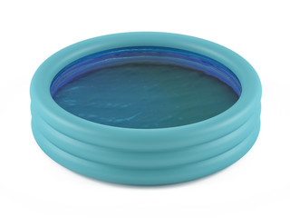 Inflatable pool isolated
