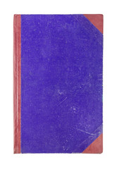 blank cover book isolated on white background