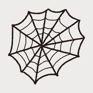 spider web doodle