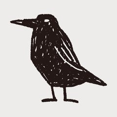 crow doodle - 82099874