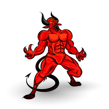 Red devil character