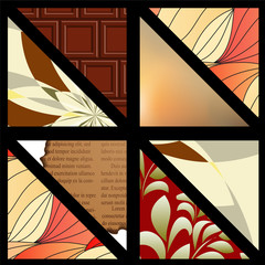 set of pattern. background. patchwork. banner design. illustrati