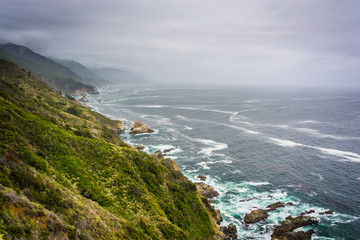 Fototapeta premium View of the Pacific Coast in Big Sur, California.