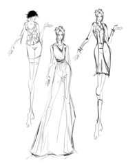 SKETCH. fashion girls