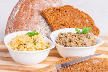 lentil and chickpeas paste for bread
