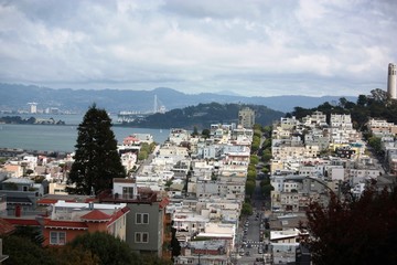 Fototapeta na wymiar San Francisco in California USA