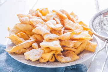 Angel wings cakes. faworki