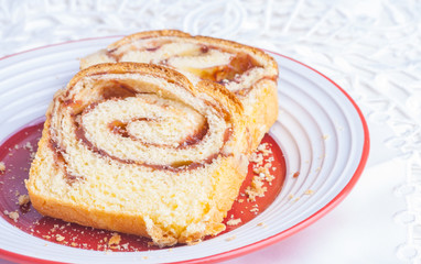 Yeast strudel.