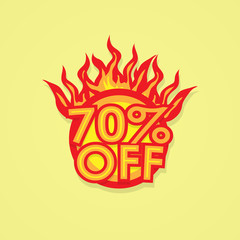Fiery discount.
