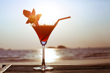 cocktail sur la plage