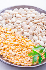 Dry pea and bean grain