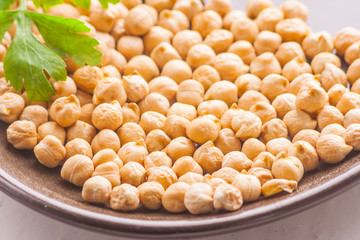 Chickpeas grains