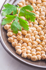 Chickpeas grains