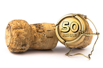 Champagnerkorken 50 Jahre Jubiläum