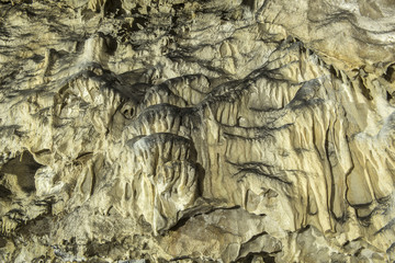 Interior of Polovragi cave, Romania