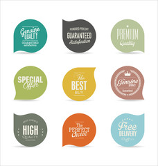 Obraz premium Modern badges collection