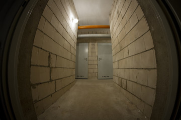 Fototapeta premium basement corridor