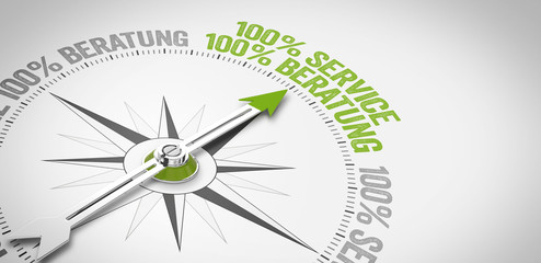 100% Service, 100% Beratung