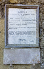 Tomb of Giacomo Leopardi