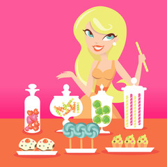 Candy Buffet Girl