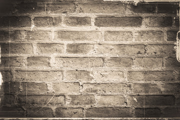 grunge background red brick wall texture bright plaster wall