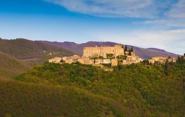 Fototapeta na wymiar Rocca Sinibalda in Lazio