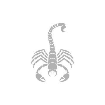 Simple icon scorpion.