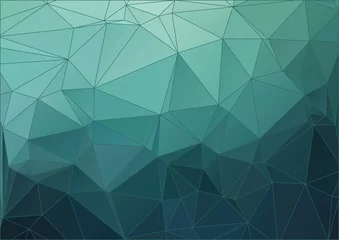 Fototapeten Blue abstract polygonal background for web design © igor_shmel