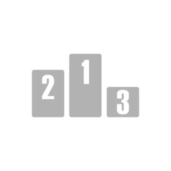 Simple icon pedestal.