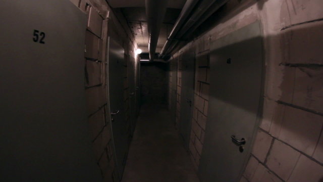 basement corridor walking