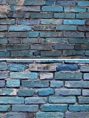 texture brick wall, set
