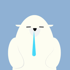 a sick bear with a Fever