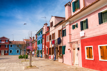 Fototapeta na wymiar Burano colors, Italy