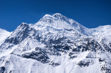 Obraz premium High mountain peak. Natural landscape
