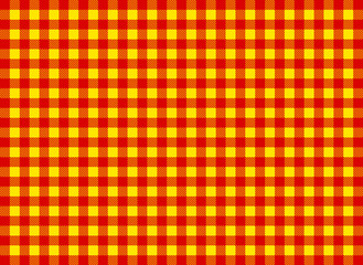 Tischdeckenmuster gelb rot