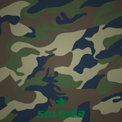 Fototapeta premium camouflage fabric pattern shape