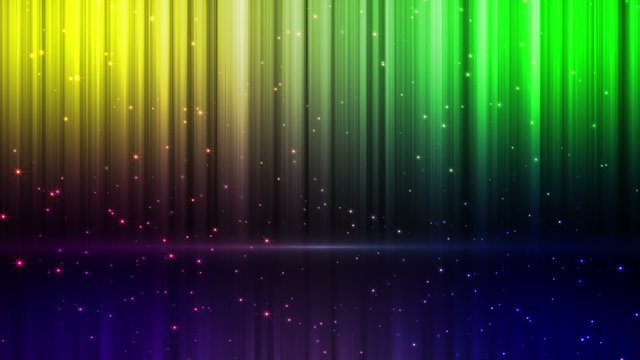 虹と光と星