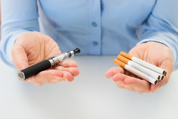 Businessperson With Electronic Cigarette