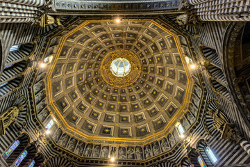 Santa Maria Assunta Cathedral dome in Siena