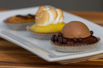 dessert trio