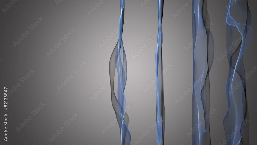 Poster fantastic animation - wave object in motion – loop hd