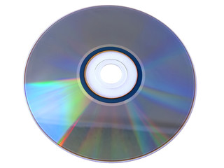 Cd rom close up and isolated