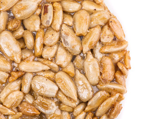 Candied roasted peanuts sunflower seeds.