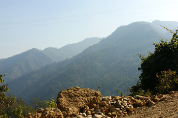 Himalayas. Nature and landscape of the Himalayan Mountains