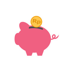 piggy with currency