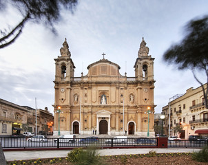 Fototapeta na wymiar Church of St. Joseph in Msida ( Imsida ). Malta island